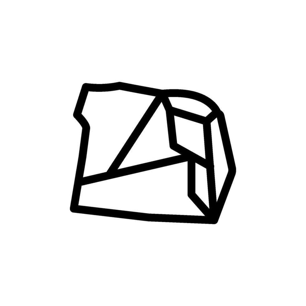 rock icon vector design templates