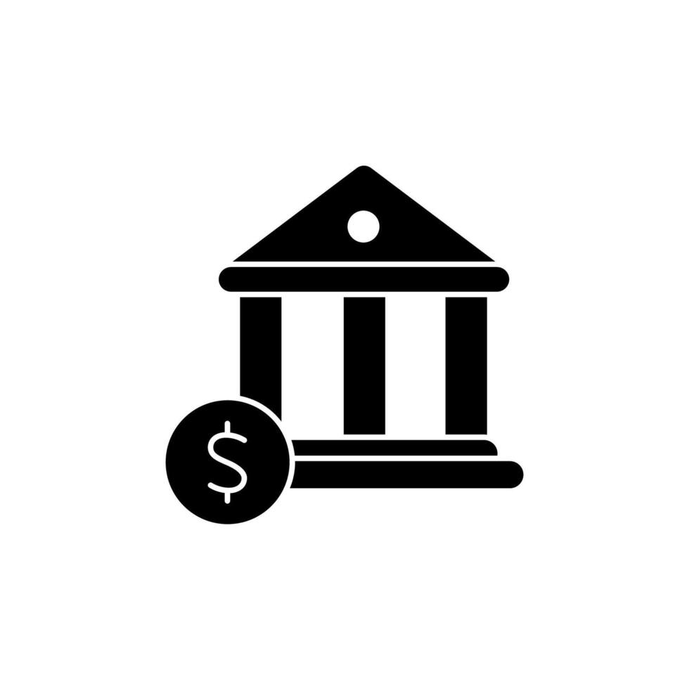 bank concept line icon. Simple element illustration. bank concept outline symbol design. vector