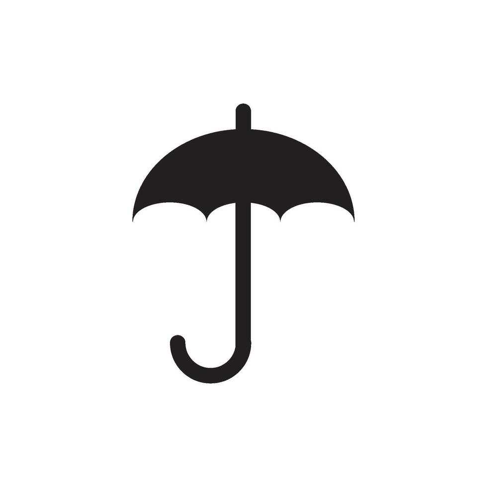 paraguas icono vector diseño modelo