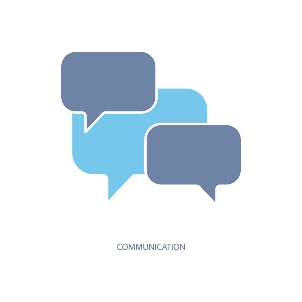 communication concept line icon. Simple element illustration. communication concept outline symbol design. vector