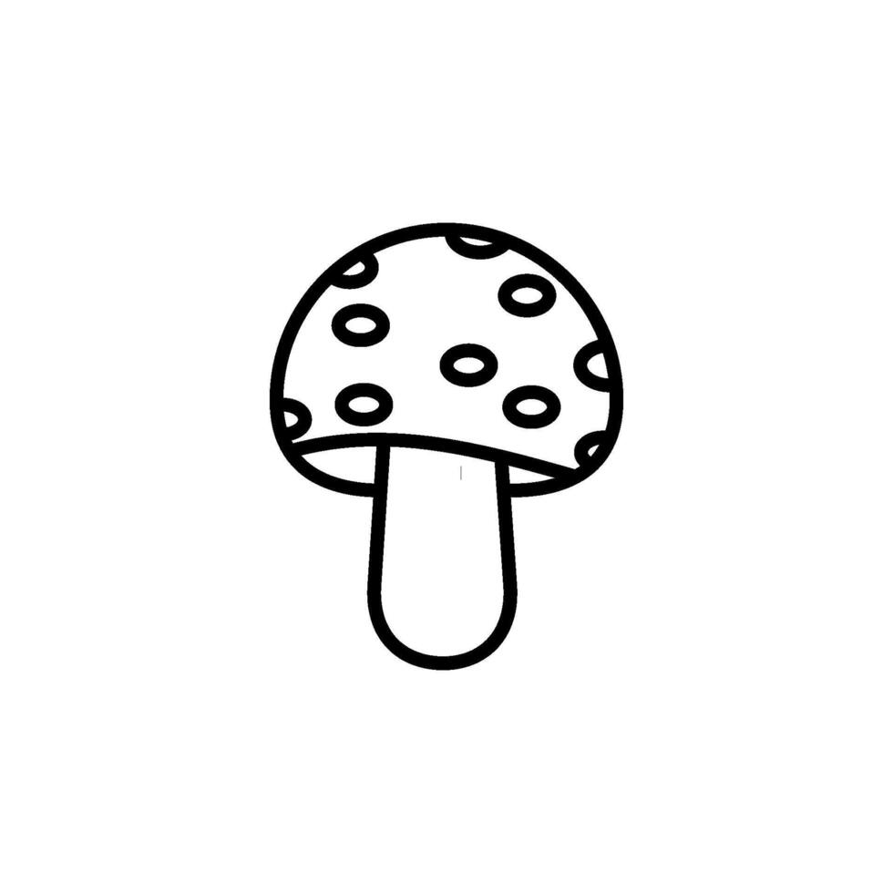 mushroom icon vector design template simple