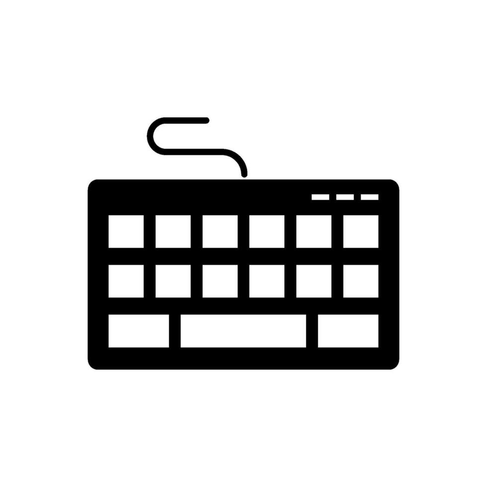 keyboard icon vector design template