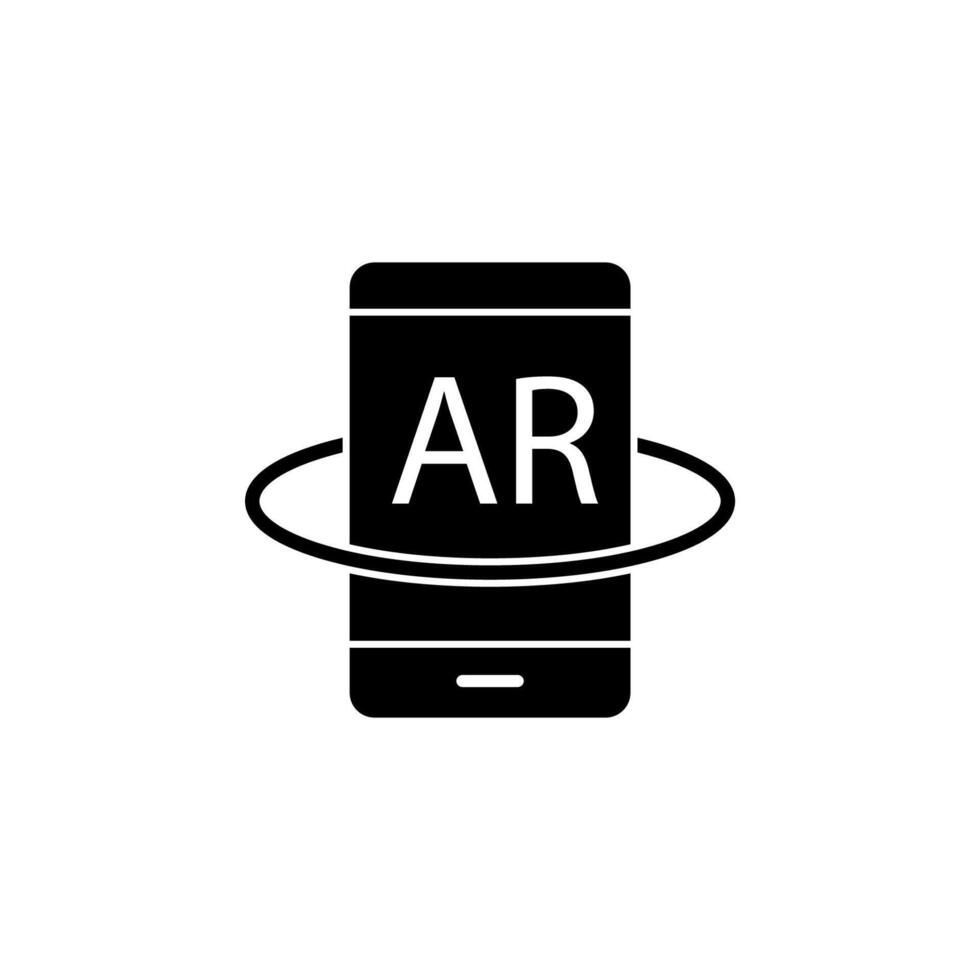 ar concept line icon. Simple element illustration. ar concept outline symbol design. vector