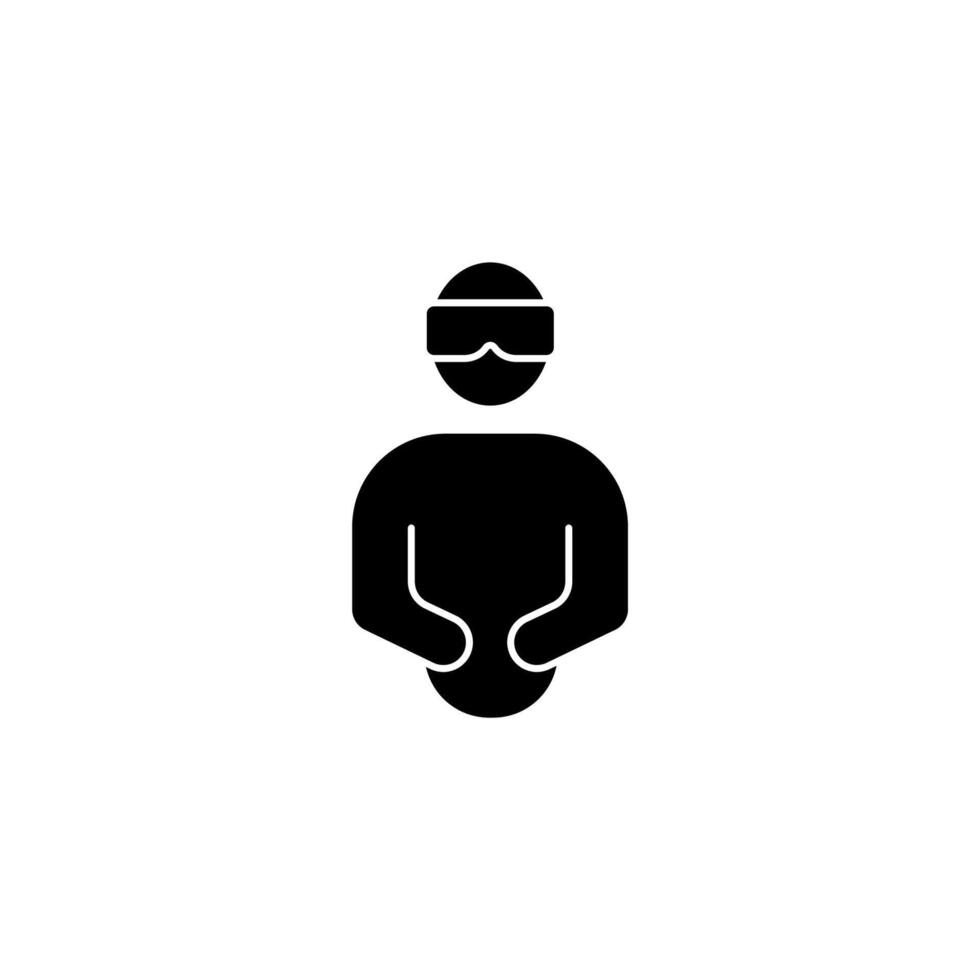 avatar concept line icon. Simple element illustration. avatar concept outline symbol design. vector
