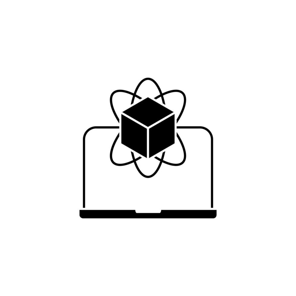 simulation concept line icon. Simple element illustration. simulation concept outline symbol design. vector