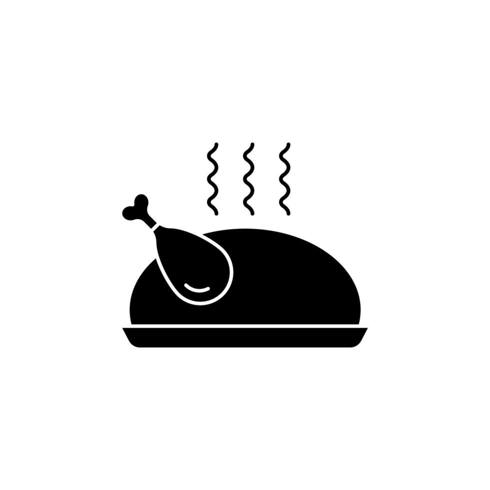 chicken concept line icon. Simple element illustration. chicken concept outline symbol design. vector