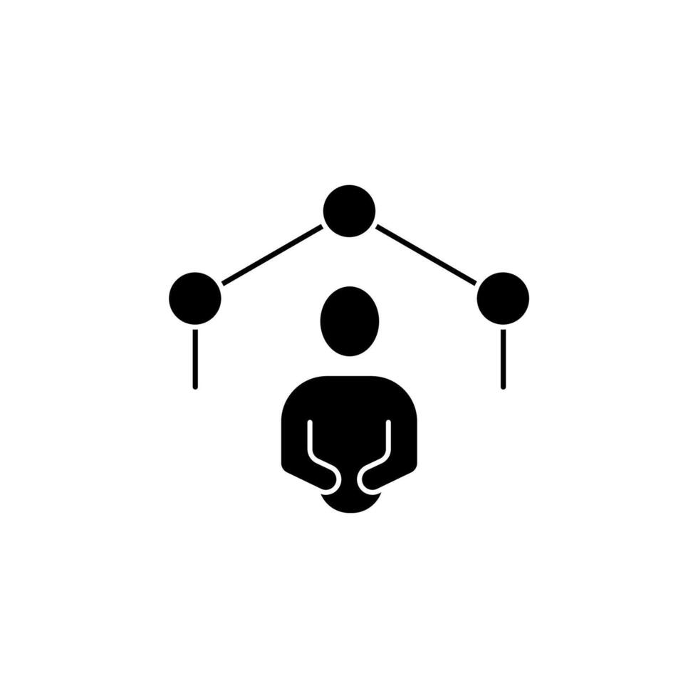 immersivee experience concept line icon. Simple element illustration. immersivee experience concept outline symbol design. vector