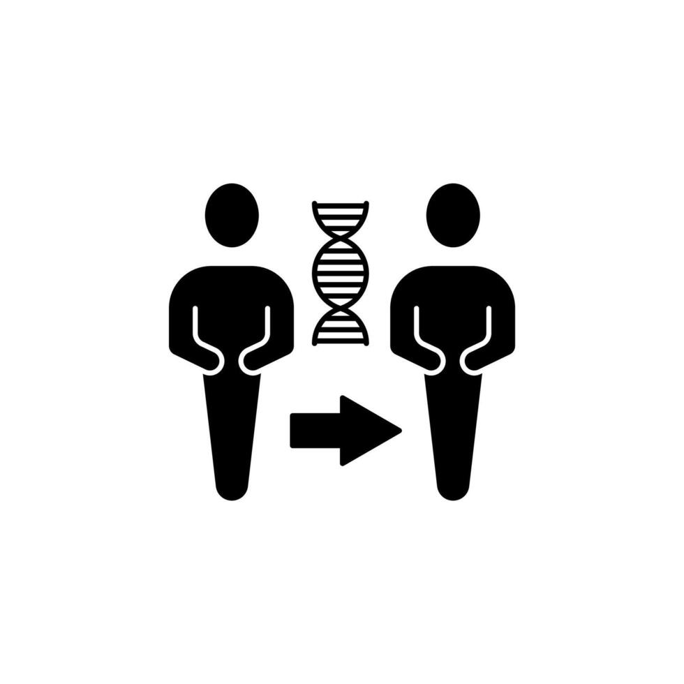 cloning concept line icon. Simple element illustration. cloning concept outline symbol design. vector