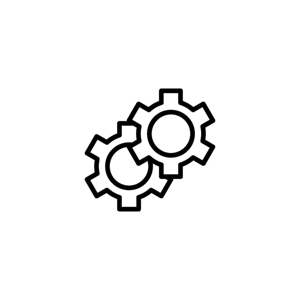 engranaje icono vector diseño plantillas sencillo