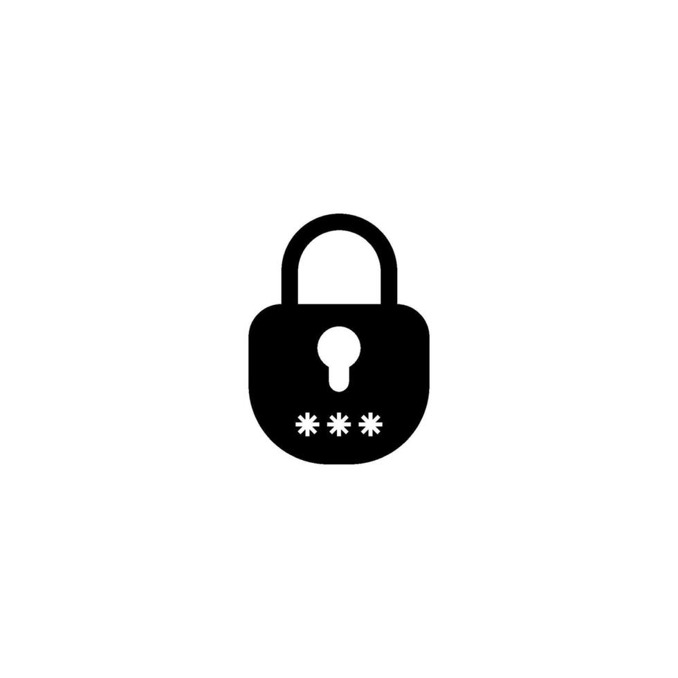 Password icon vector design templates