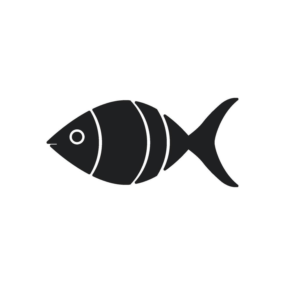 pescado icono vector diseño modelo