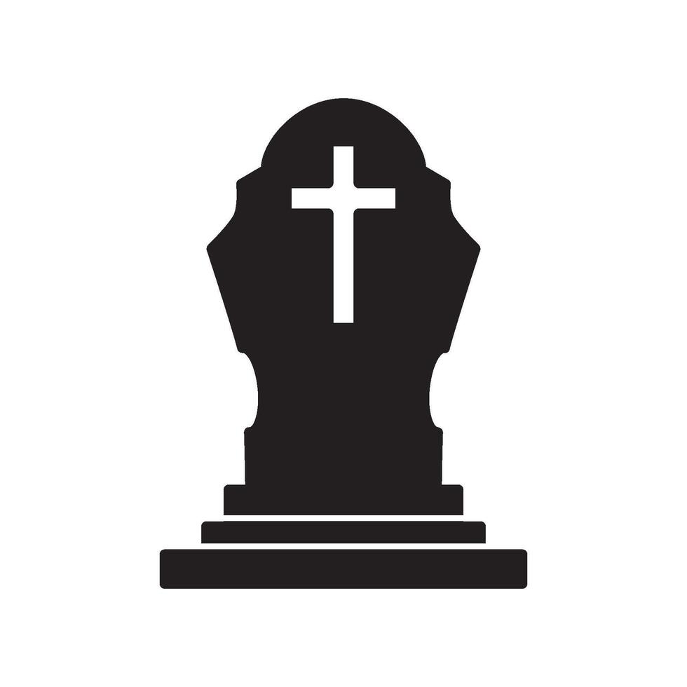 tombstone, gravestone, headstone, stone, tomb vector design template