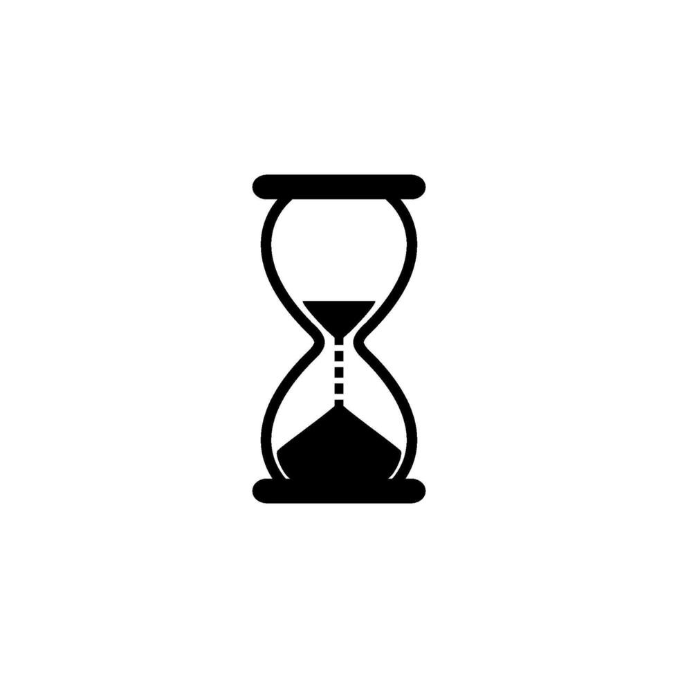 hourglass icon vector design template