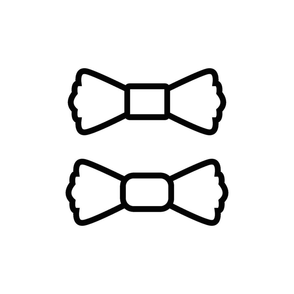 tie of bow tie icon vector design templates