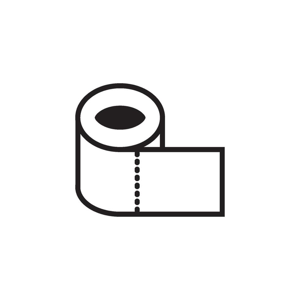 toilet tissue icon vector design templates