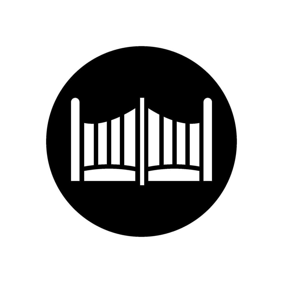 gate icon vector design templates