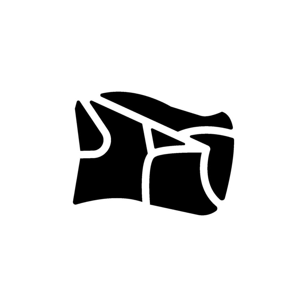 rock icon vector design templates