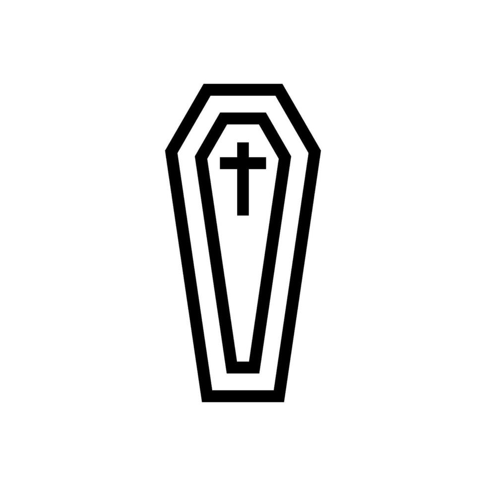 coffin icon vector design templates