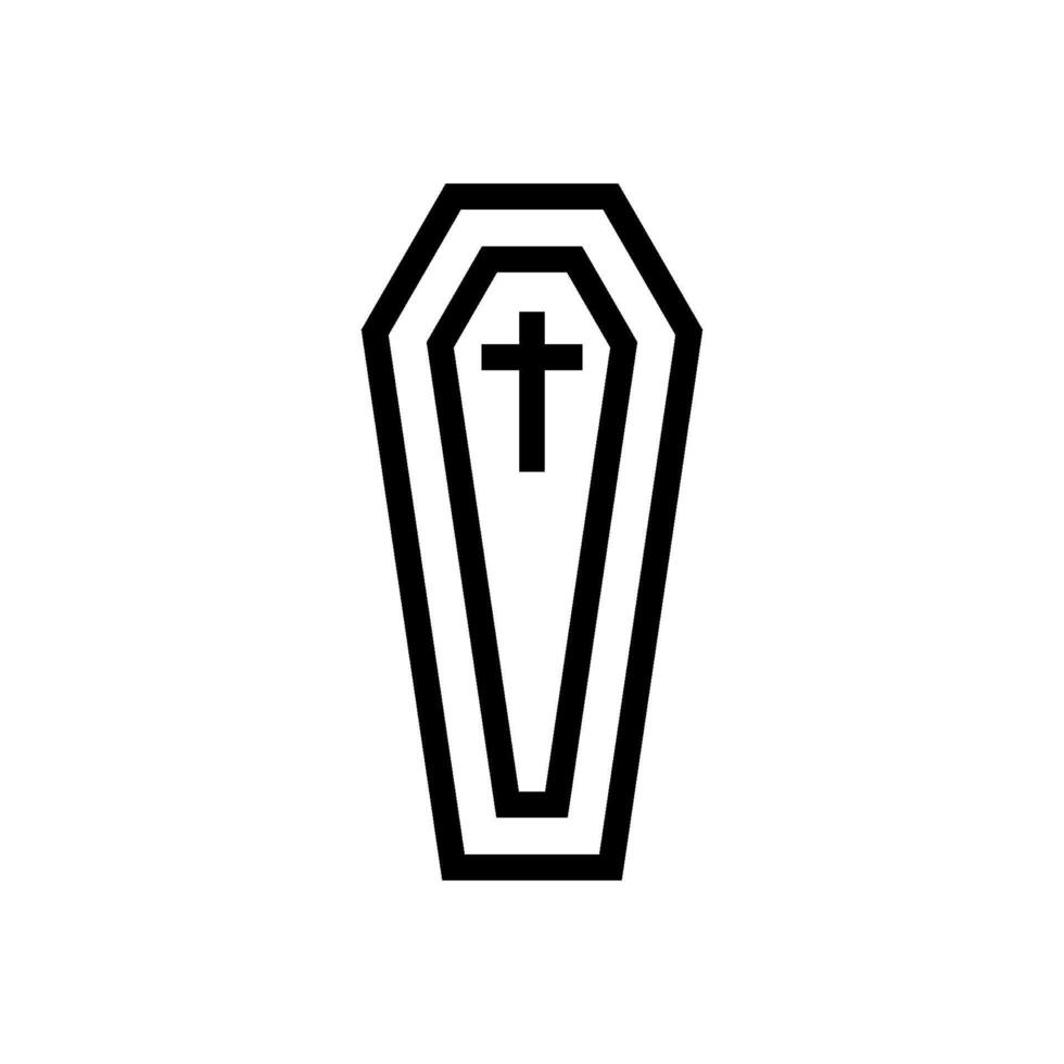 coffin icon vector design templates