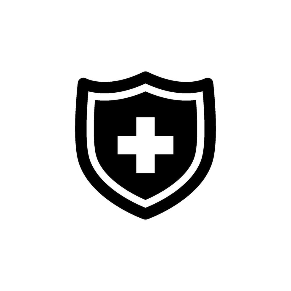 Protection shield Icon Vector Design Template