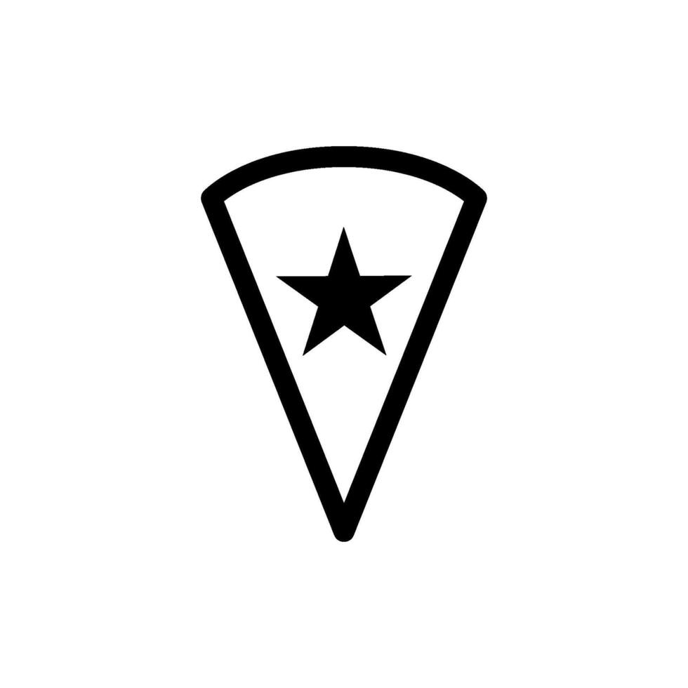 star shield Icon Vector Design Template