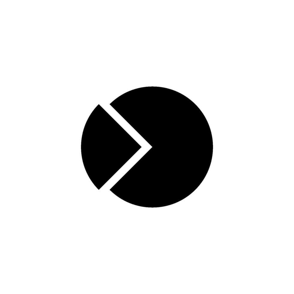 pie chart icon vector design template