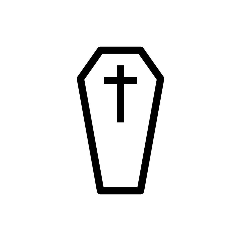 coffin icon vector design templates