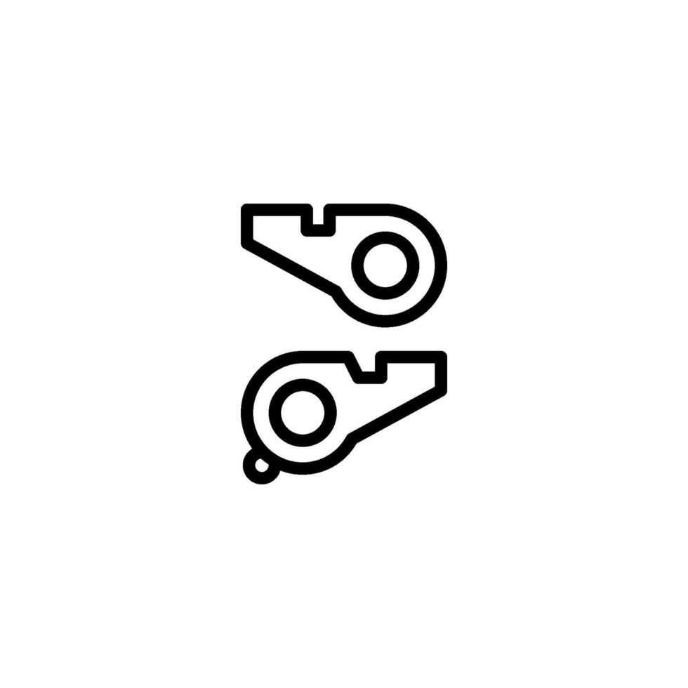 whistle icon vector design templates