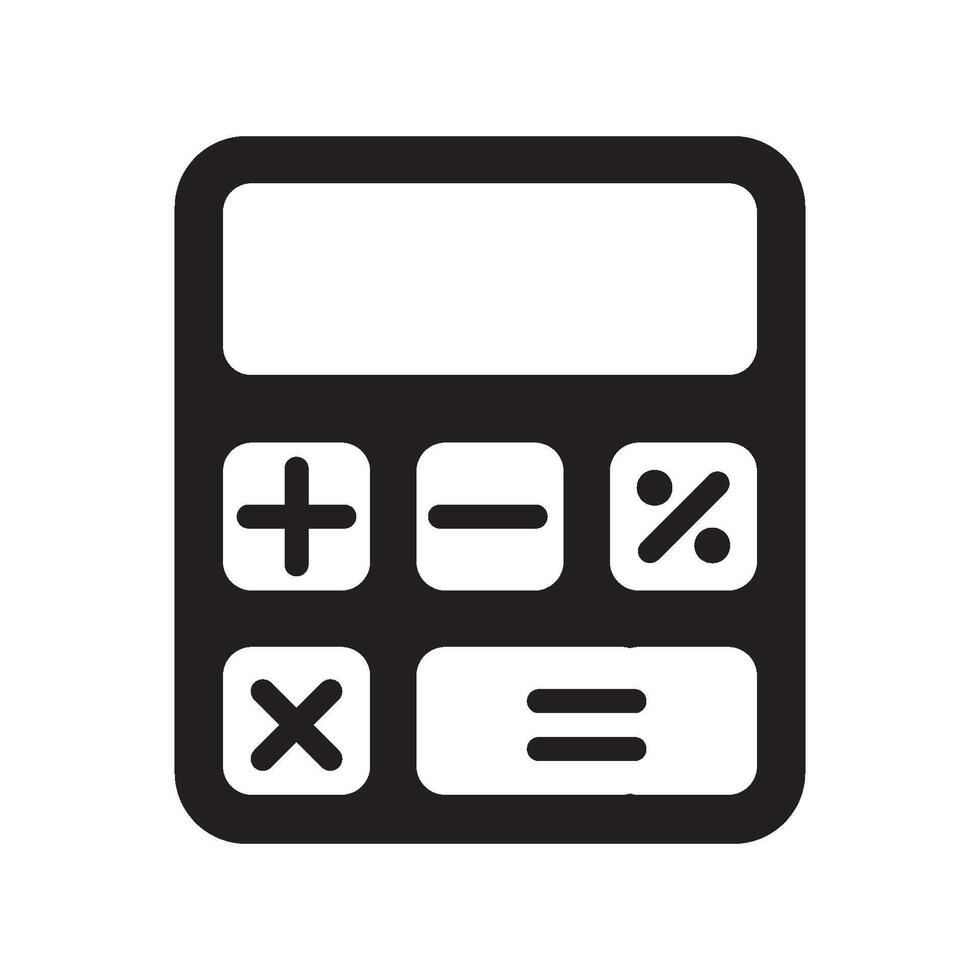 calculator  icon vector design template