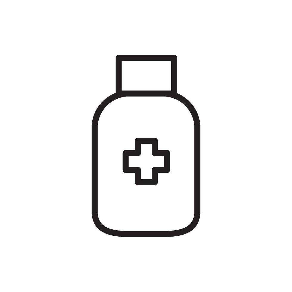 bottle pill icon vector design templates