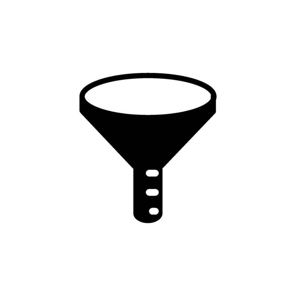 filter and funnel icon vector design template