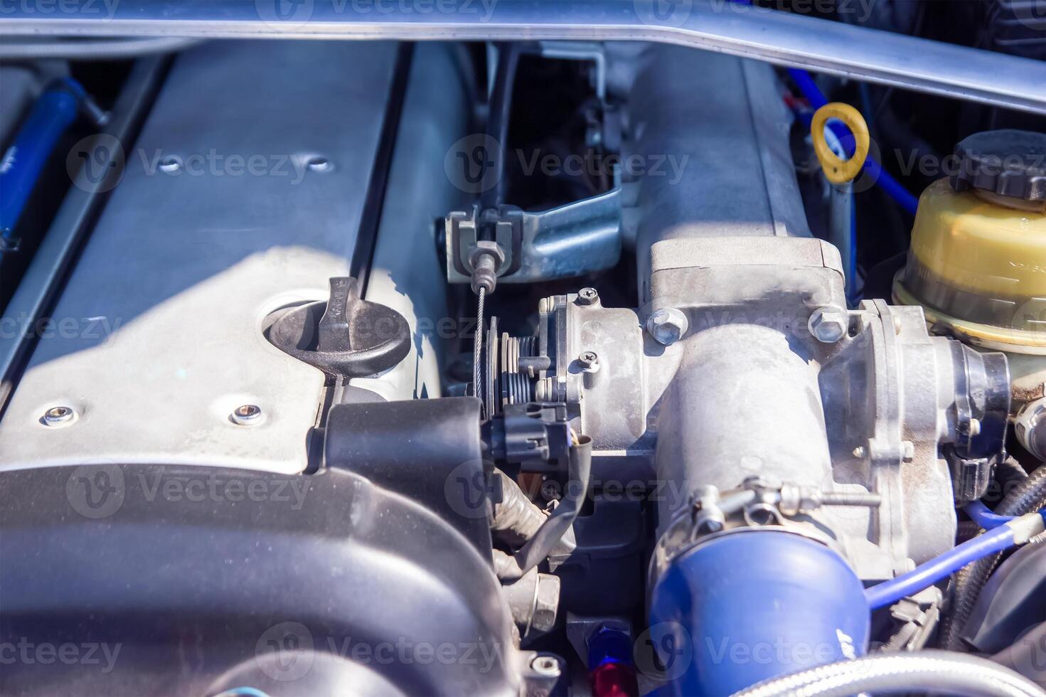 close-up of a sports car parts photo