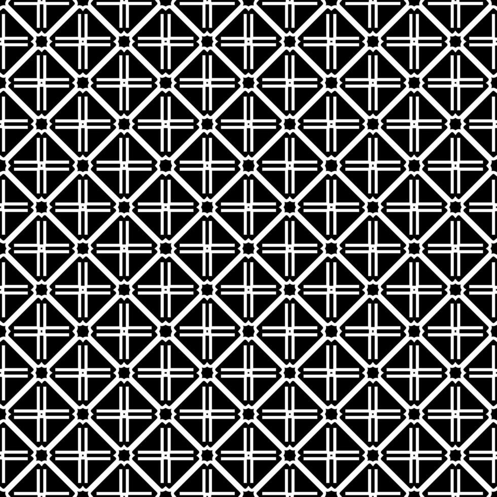 Black and white seamless abstract pattern. Background and backdrop. Grayscale ornamental design. vector