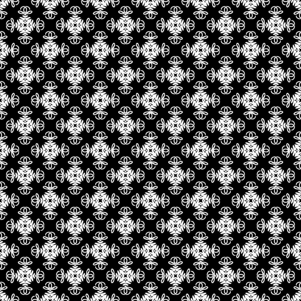 Black and white seamless abstract pattern. Background and backdrop. Grayscale ornamental design. vector