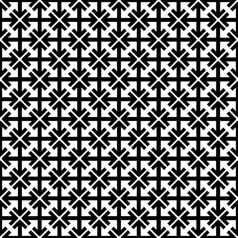 Black and white seamless abstract pattern. Background and backdrop. Grayscale ornamental design. vector