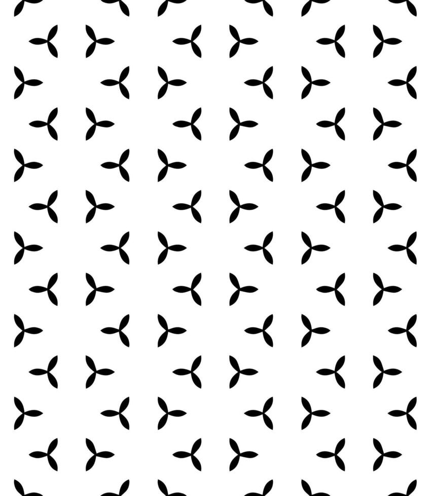 Black and white seamless abstract pattern. Background and backdrop. Grayscale ornamental design. vector