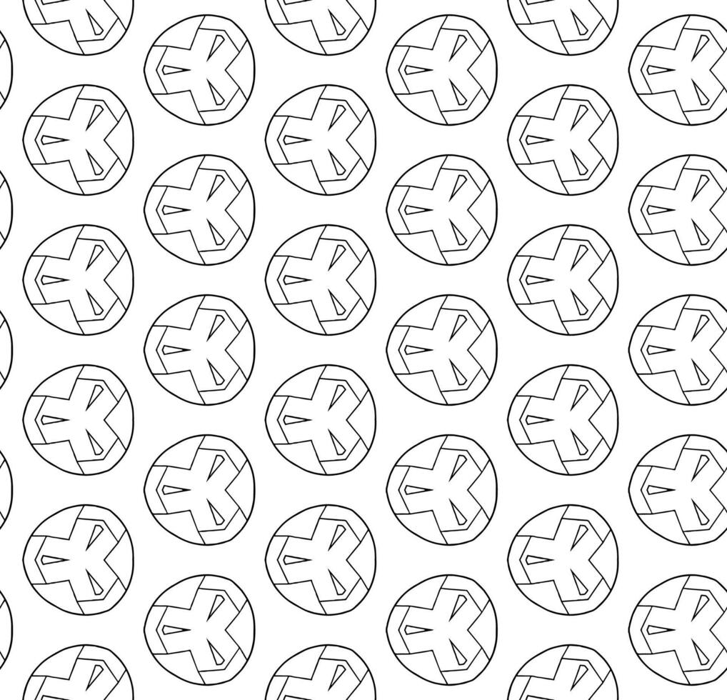 Black and white seamless abstract pattern. Background and backdrop. Grayscale ornamental design. vector
