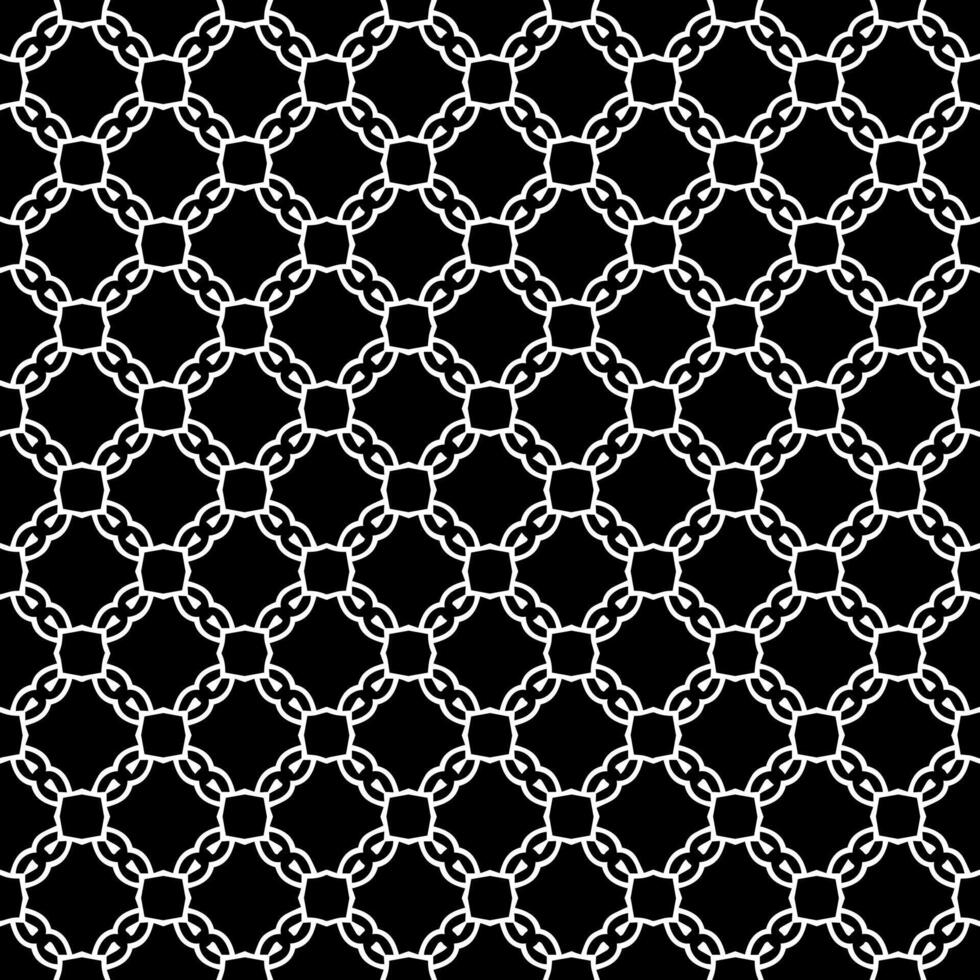 Black and white seamless abstract pattern. Background and backdrop. Grayscale ornamental design. vector