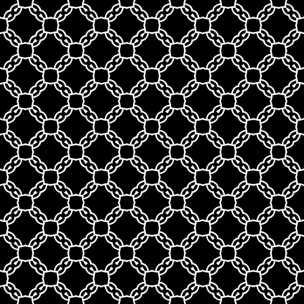 Black and white seamless abstract pattern. Background and backdrop. Grayscale ornamental design. vector