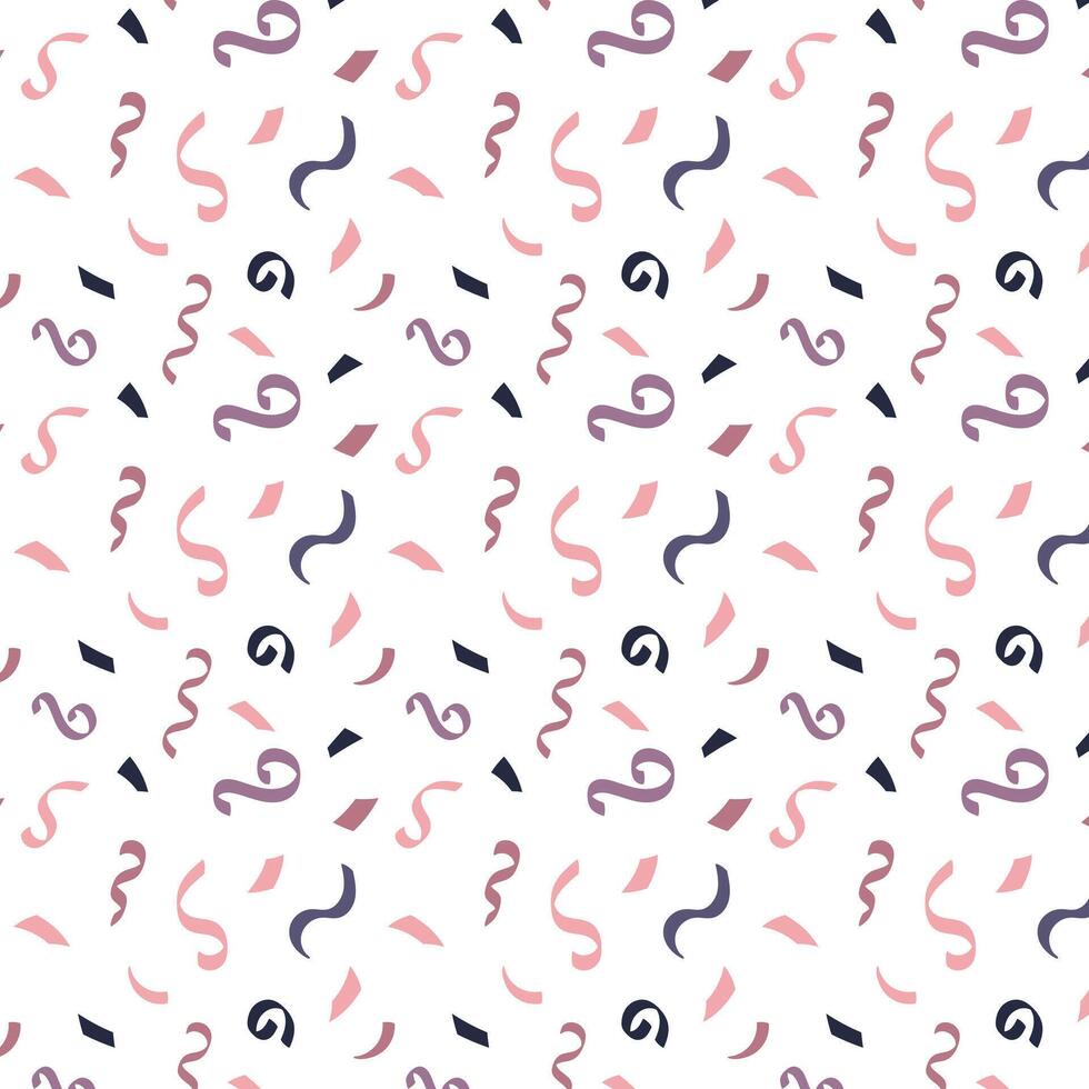 Vector confetti pattern, holiday confetti pattern