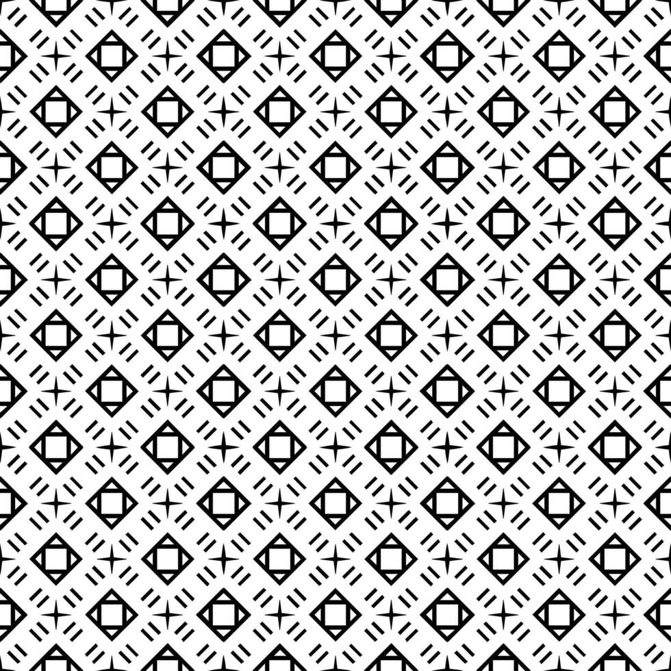 patrón abstracto sin costuras en blanco y negro. fondo y telón de fondo. diseño ornamental en escala de grises. vector