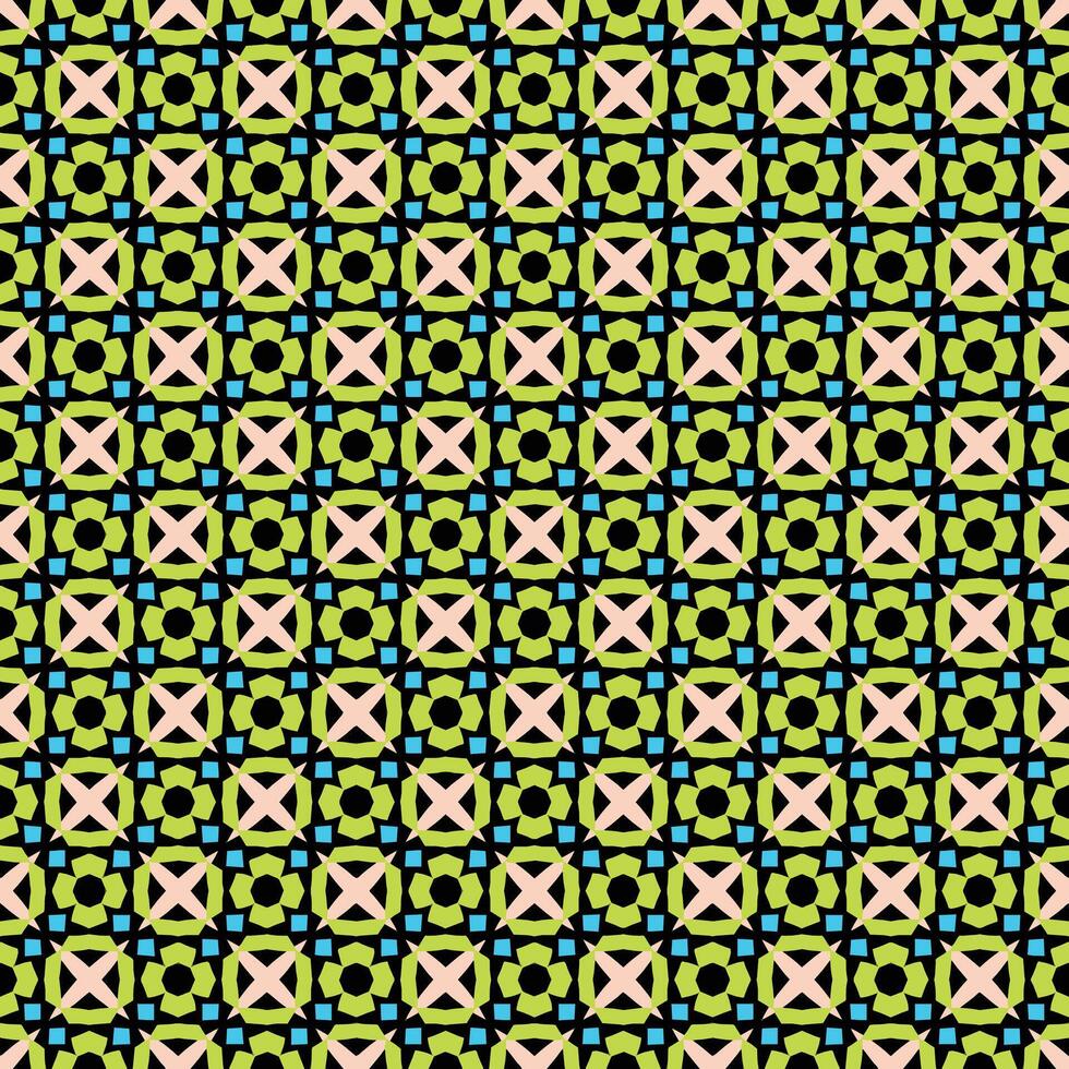 Multi color seamless abstract pattern. Background and backdrop. Multi Colored. Colorful ornamental design. Colored mosaic ornaments. Vector graphic illustration.