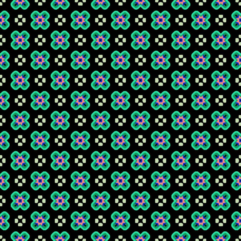 Multi color seamless abstract pattern. Background and backdrop. Multi Colored. Colorful ornamental design. Colored mosaic ornaments. Vector graphic illustration.