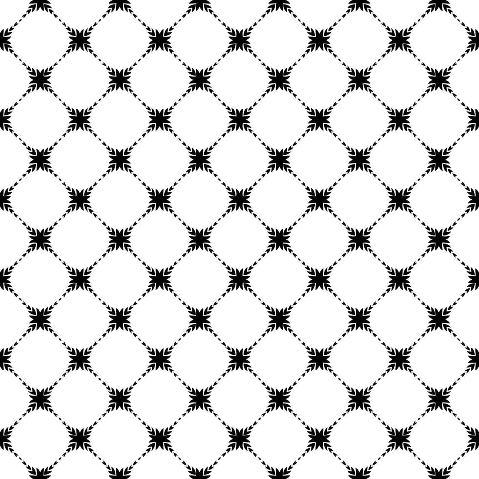 Black and white seamless abstract pattern. Background and backdrop. Grayscale ornamental design. vector