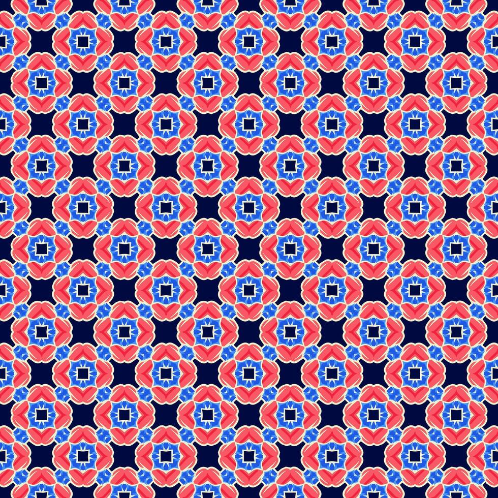 Multi color seamless abstract pattern. Background and backdrop. Multi Colored. Colorful ornamental design. Colored mosaic ornaments. Vector graphic illustration.