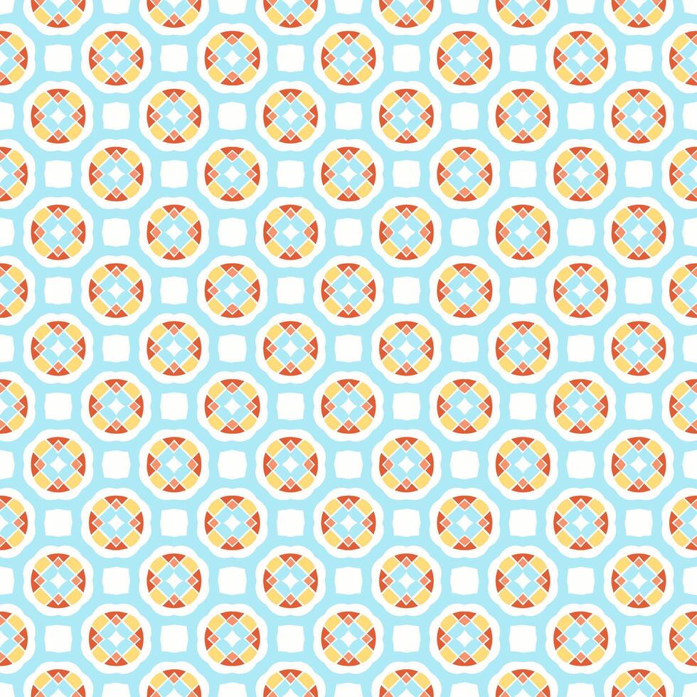 Multi color seamless abstract pattern. Background and backdrop. Multi Colored. Colorful ornamental design. Colored mosaic ornaments. Vector graphic illustration.