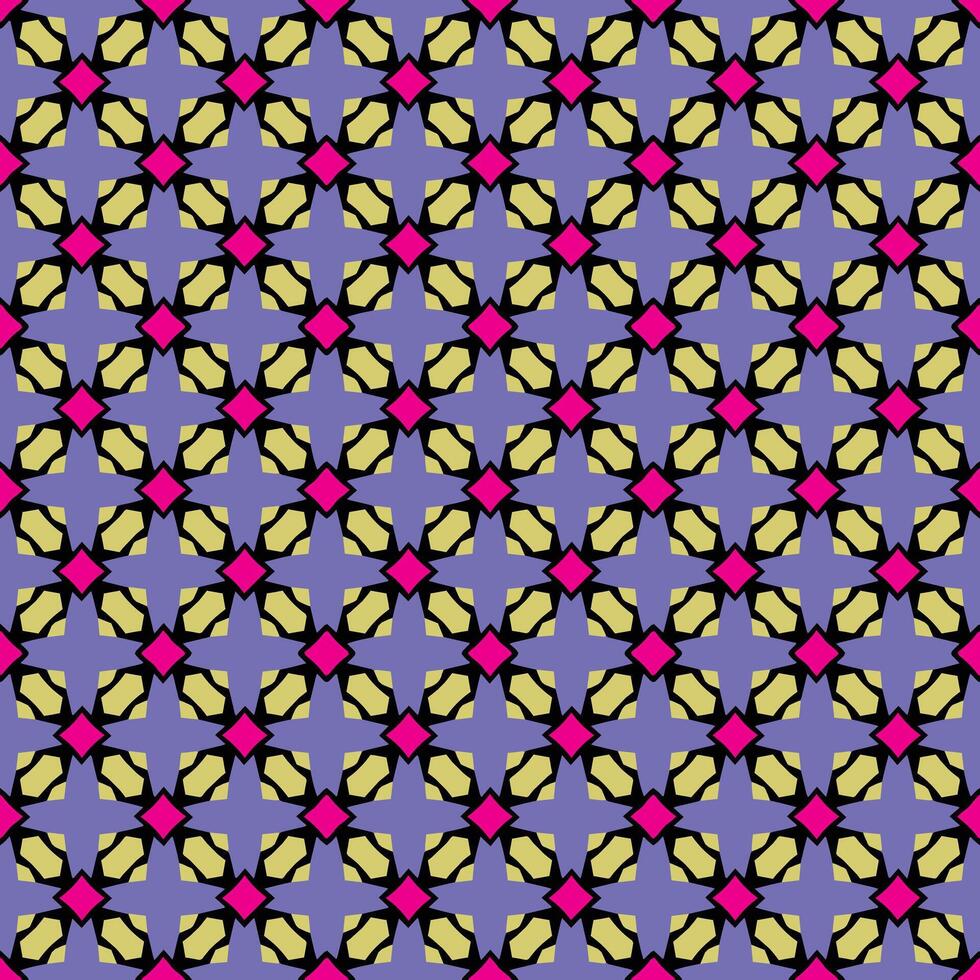 Multi color seamless abstract pattern. Background and backdrop. Multi Colored. Colorful ornamental design. Colored mosaic ornaments. Vector graphic illustration.