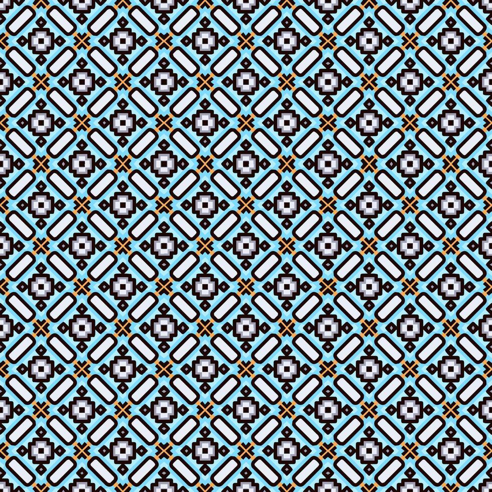 Multi color seamless abstract pattern. Background and backdrop. Multi Colored. Colorful ornamental design. Colored mosaic ornaments. Vector graphic illustration.