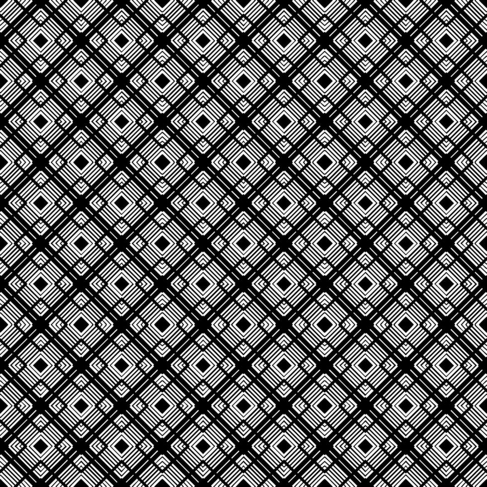 Black and white seamless abstract pattern. Background and backdrop. Grayscale ornamental design. vector