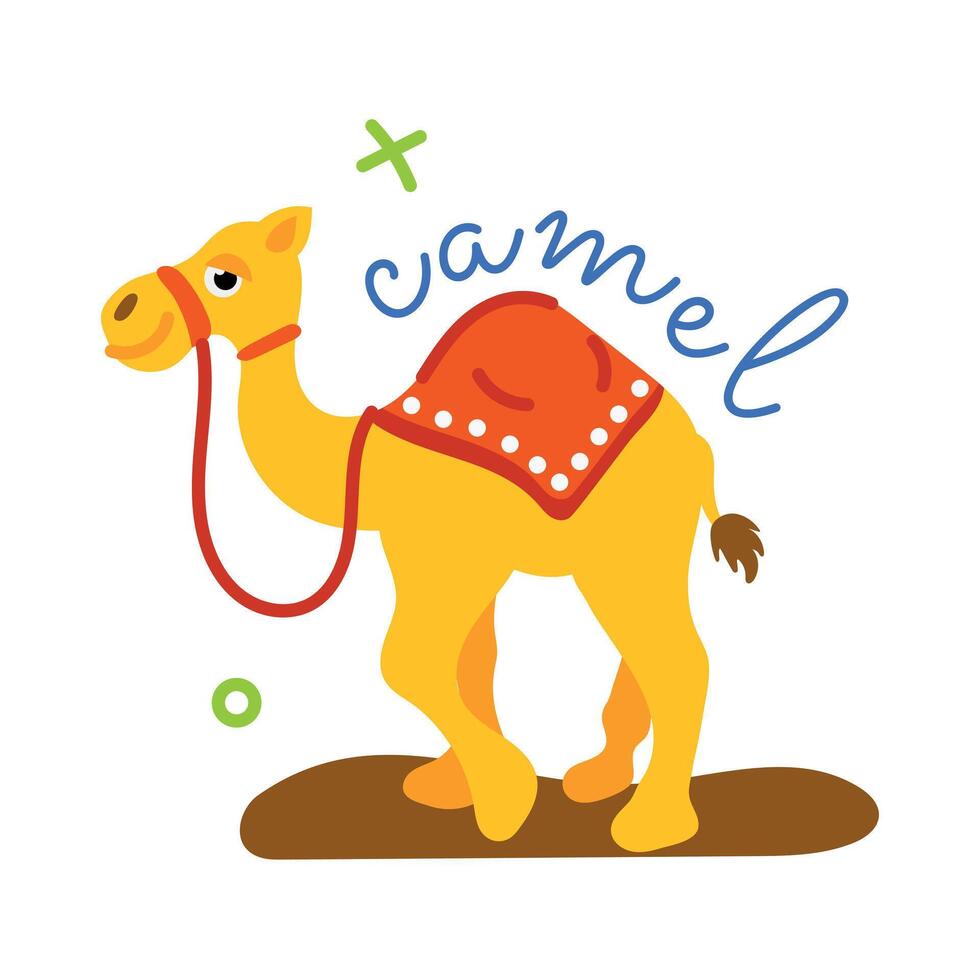conceptos de camello de moda vector